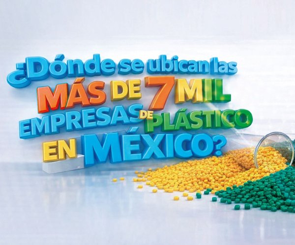 ¿Dónde se ubican las más de 7 mil empresas de plástico en México?