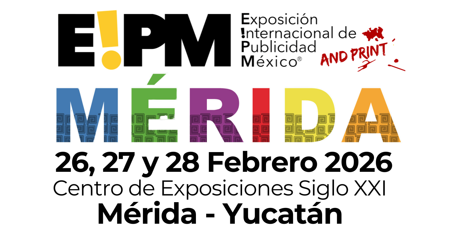 Logo EIPM EXPOSICIÓN INTERNACIONAL MEXICO / ROAD SHOW MÉRIDA 2027