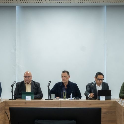 El gobernador del estado, Mauricio Kuri y representantes de la OCDE anunciaron el plan para implementar la Ventanilla Digital de Inversiones en Querétaro.
