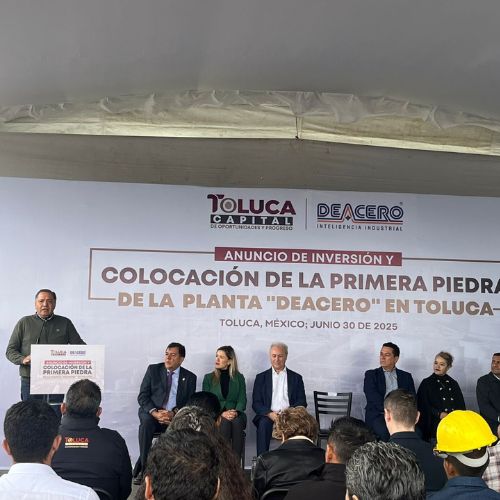 El nuevo patio de DEACERO robustece los esfuerzos de la empresa para revolucionar el sector de la construcción en México, así como para fortalecer su capacidad de producción y distribución.