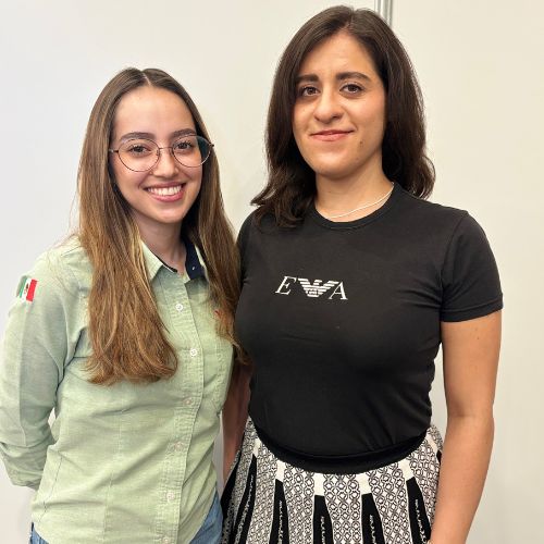 Nadia Aránzazu Ruiz Herrera y Katia Cervantes Barrón, compradoras NHK Spring México.