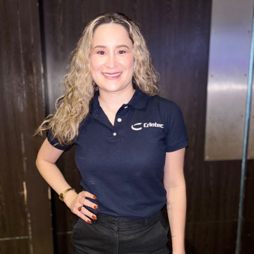 Graciela García, del departamento de sourcing de Criotec