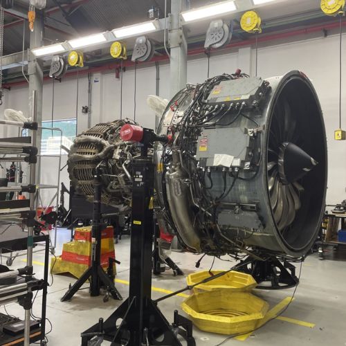 GE Aerospace fabrica motores de aviones.