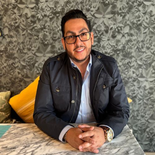 César Gutiérrez, titular de la Coordinación del Corredor Bienestar de la Secretaría de Economía federal en Querétaro.