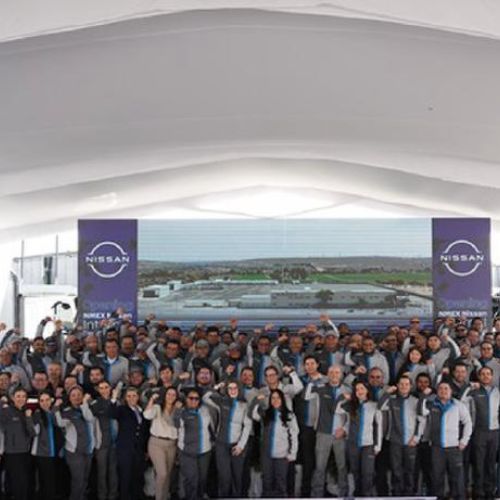 Vista del nuevo patio logístico de Nissan en Aguascalientes, pieza clave para su operación en México.