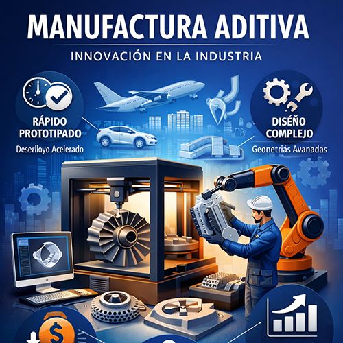 Apostar por manufactura aditiva no solo es una decisión tecnológica, sino una visión de futuro.