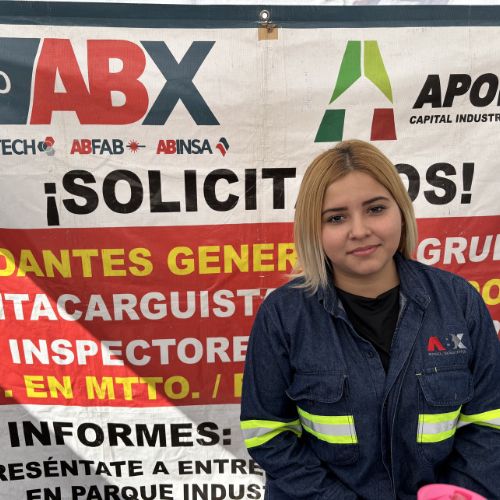 América Carrillo, representante de reclutamiento de ABX.