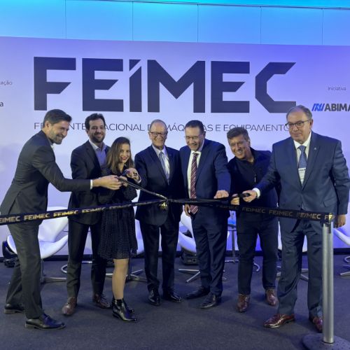 Representantes del sector industrial de Brasil inauguraron la FEIMEC 2026.
