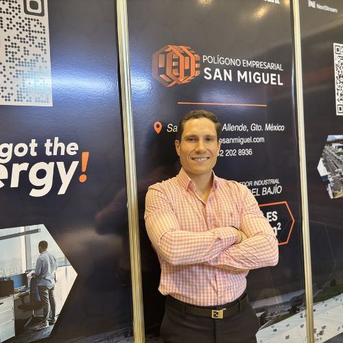 Alberto Ocejo, bróker industrial para la zona Bajío del Polígono Empresarial San Miguel Allende.