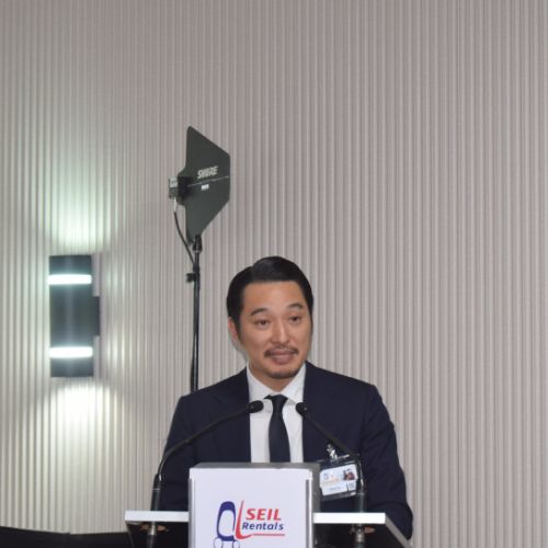 Keita Nakamura, presidente de Toyota Tsusho Corporation de México, dirigió un mensaje durante la inauguración, destacando la calidad del servicio y el compromiso de SEIL.